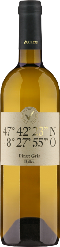 Bottle of Varietas 23 Pinot Gris Hallau AOC Schaffhausen from Rutishauser-Divino