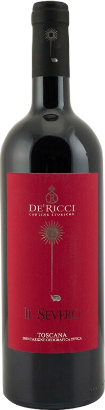 Bottle of Severo IGT Supertuscan from De' Ricci