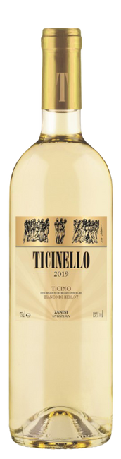 Image of Zanini Ticinello Merlot Bianco del Ticino DOC - 75cl - Tessin, Schweiz bei Flaschenpost.ch