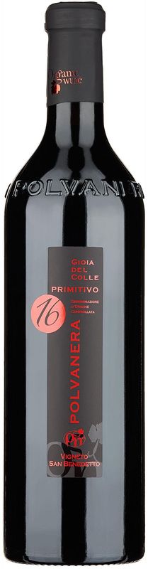 Bottle of 16° Primitivo Gioia del Colle DOC from Cantine Polvanera