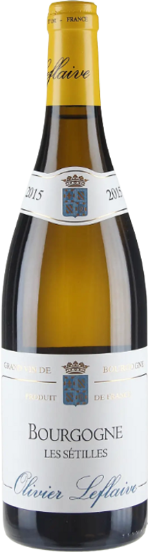 Bottiglia di Bourgogne Blanc Les Setilles di Olivier Leflaive