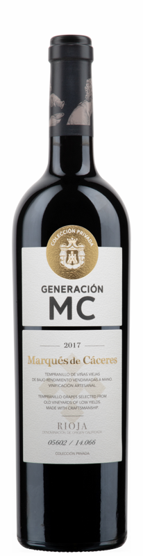 Bottle of Rioja DOCa Generación MC from Marqués de Cáceres