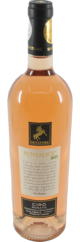 Flasche Puntalice DOP Cirò Rosè von Senatore Vini