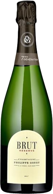 Flasche Champagne Brut Réserve AOC von Philippe Gonet