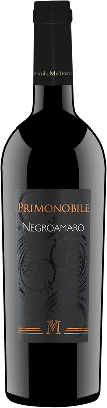 Bottle of Primonobile Negroamaro Salento IGP from Vinicola Mediterranea