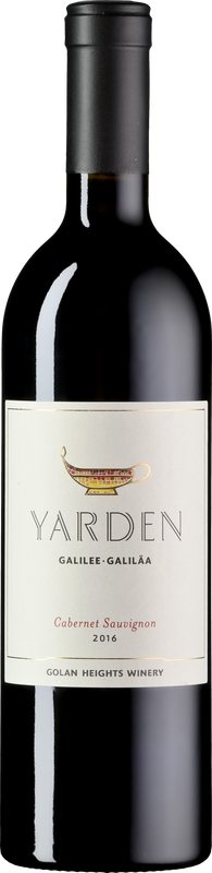 Bottle of Yarden Cabernet Sauvignon from Golan Heights