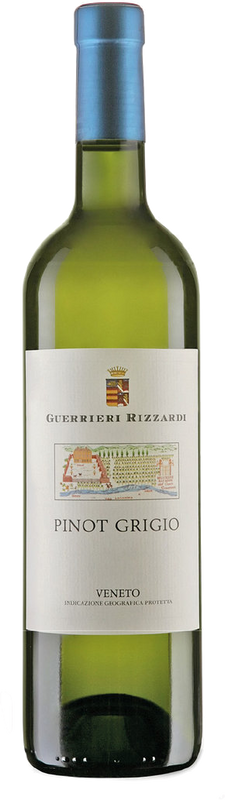 Bottiglia di Pinot Grigio delle Venezia DOP di Guerrieri Rizzardi