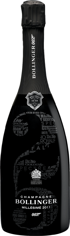 Flasche 007 Limited Edition 25 Jahre Bond AC von Bollinger