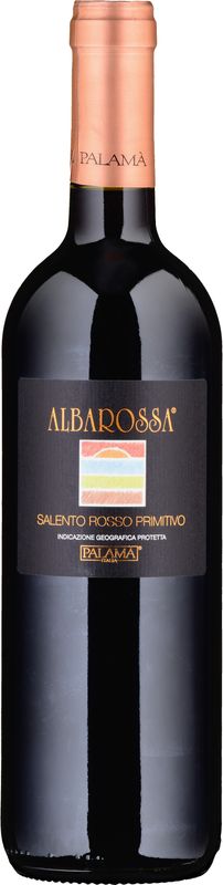 Bottle of Primitivo Alba Rossa Salento IGP from Vinicola Palamà