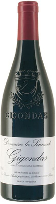 Bouteille de Gigondas AOC de Domaine La Soumade