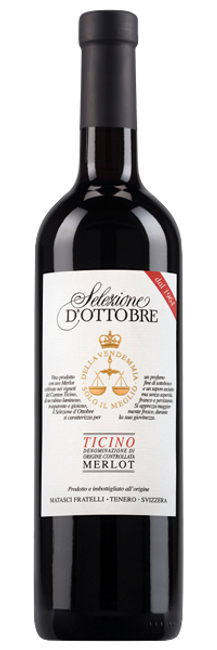 Image of Fratelli Matasci Merlot del Ticino Selezione d'Ottobre DOC - 150cl - Tessin, Schweiz bei Flaschenpost.ch