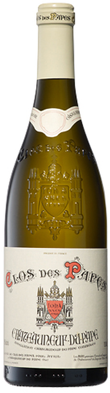 Bouteille de Châteauneuf-du-Pape Blanc AOC Clos des Papes de Paul Avril