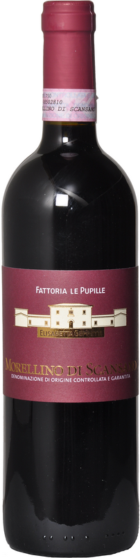 Bottle of Morellino di Scansano DOCG from Fattoria Le Pupille