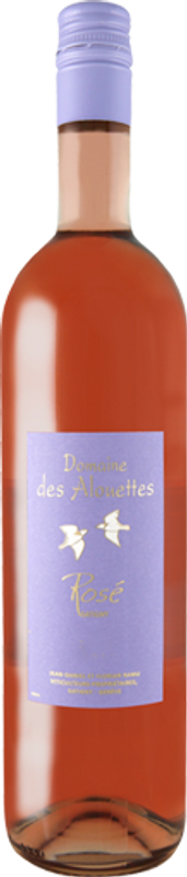 Bottiglia di Domaine des Alouettes Rose de Satigny AOC di Jean-Daniel Ramu