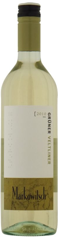 Bottle of Gruner Veltliner from Gerhard Markowitsch