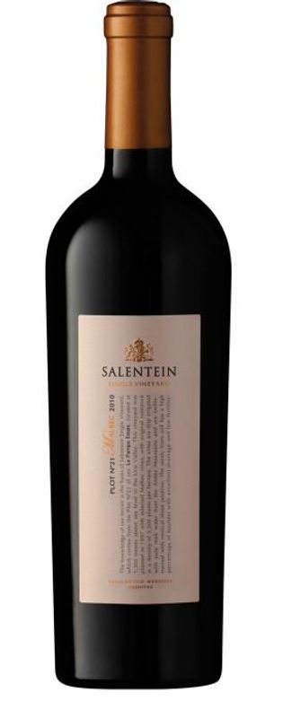 Bottle of Malbec Single Vineyard from Salentein