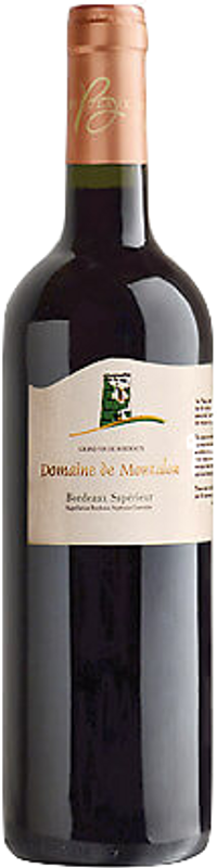 Bouteille de Bordeaux Supérieur AOC de Domaine de Montalon