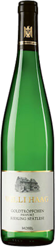 Flasche Riesling Spätlese Piesporter Goldtröpfchen von Willi Haag