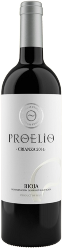Bottle of Rioja DOCa Crianza from Bodegas Proelio