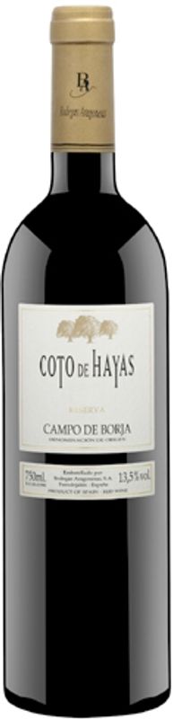 Flasche Coto de Hayas Reserva von Bodegas Aragonesas