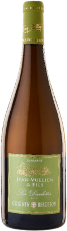 Bottiglia di Chignin Bergeron ,, Les Divolettes Savoie Blanc AOP di Domaine Jean Vuillen & Fils