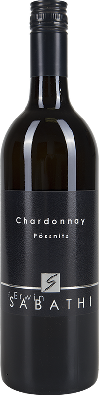 Bottiglia di Chardonnay Pössnitz di Erwin Sabathi