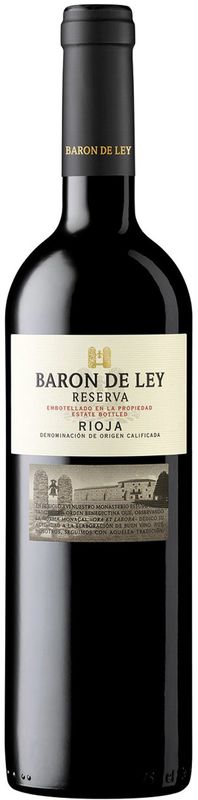 Bottle of Rioja DOCa Reserva from Barón de Ley