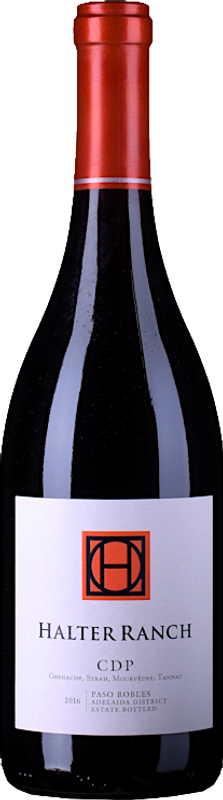 Bottle of CDP from Halter Ranch Vineyard