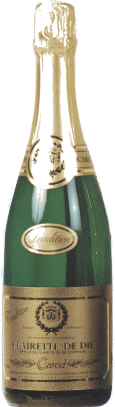 Bottiglia di Tradition Clairette de Die AC di Verdie