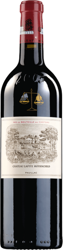 Bottiglia di Chateau Lafite Rothschild 1er Cru Classe Pauillac AOC di Château Lafite-Rothschild