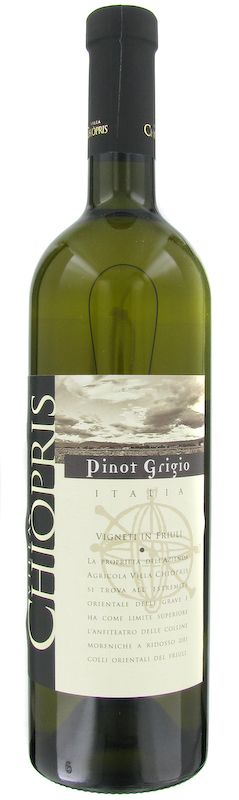 Bottle of Friuli Grave Pinot Grigio DOC from Villa Chiopris San Giovanni al Natisone