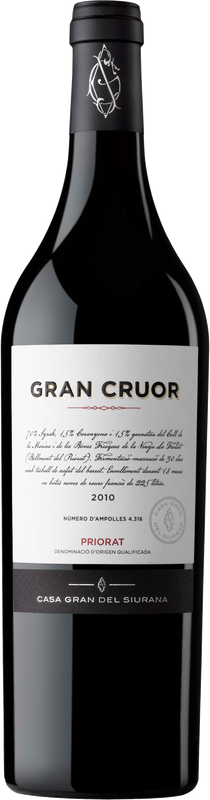 Bottle of Gran Cruor Priorat DOQ from Gran del Siurana