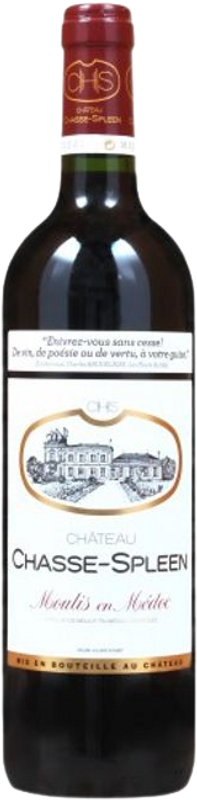 Bottiglia di Chateau Chasse-Spleen Cru Bourgeois Exceptionnel Moulis AOC di Château Chasse Spleen