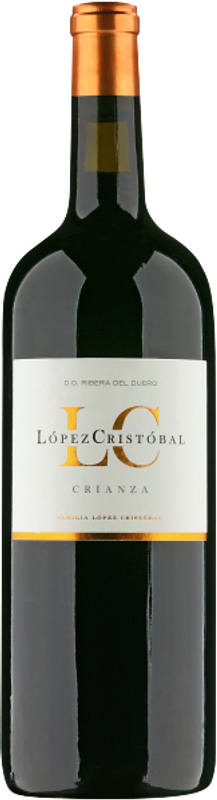 Bottle of LC Crianza Ribera del Duero DO from Bodegas López Cristóbal