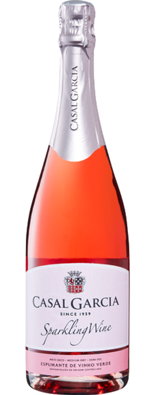 Bottle of Casal Garcia Sparkling Rosé from Aveleda Vinhos