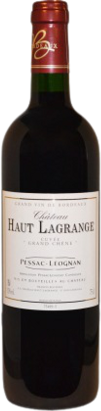 Bottiglia di Plaisir Graves Pessac-Leognan AOC di Château Haut-Lagrange