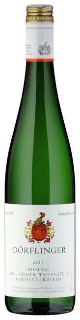 Image of Hermann Dörflinger Riesling Müllheimer Pfaffenstück QmP Kabinett - 75cl - Baden, Deutschland bei Flaschenpost.ch