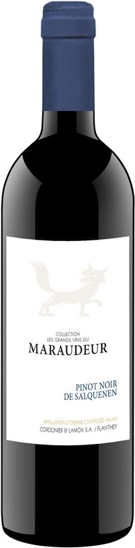 Flasche Grands Vins du Maraudeur Pinot Noir de Salquenen AOC von Cordonier & Lamon