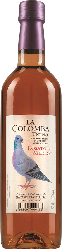 Bottle of Merlot Ticino DOC La Colomba from Fratelli Matasci