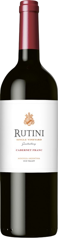 Bottiglia di Cabernet Franc Single Vineyard Gualtallary DOC di Rutini Wines