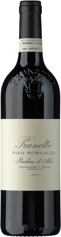 Bottiglia di Pian Romualdo Barbera d'Alba DOC di Prunotto