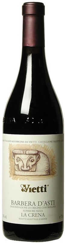 Bottle of Barbera d'Asti DOC La Crena from Cantina Vietti