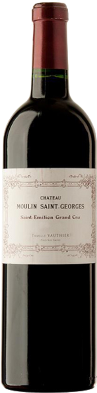 Bottle of Chateau Moulin-St-Georges Grand Cru St-Emilion AOC from Château Moulin-St-Georges