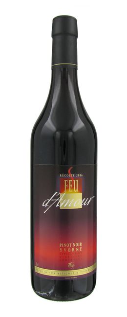 Image of Association Viticole d'Yvorne Yvorne Pinot Noir AOC Feu d'Amour - 37.5cl - Waadt, Schweiz bei Flaschenpost.ch