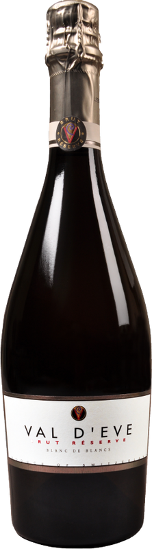 Bottiglia di Val d'Eve Blanc Brut Mousseux Ass. de Cepages Nobles Suisses di Charles Rolaz / Hammel SA