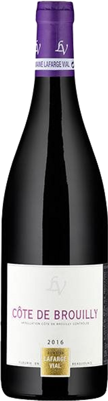 Bottle of Côte de Brouilly AOC from Lafarge Vial