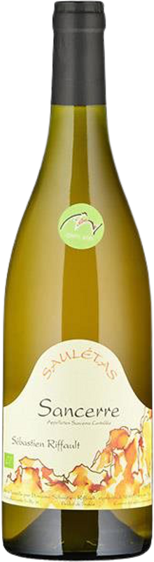 Bottle of Sancerre Blanc AOC Sauletas from Domaine Sébastien Riffault