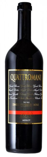 Image of Gialdi Merlot DOC Quattromani - 75cl - Tessin, Schweiz bei Flaschenpost.ch