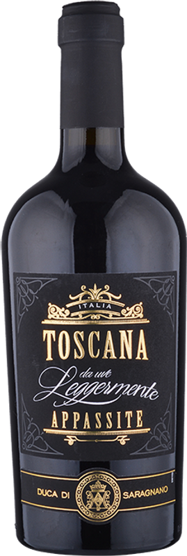 Flasche Toscana Appassite I.G.T von Duca Di Saragnano