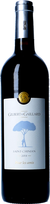 Bottle of Gilbert & Gaillard pour Les Amis Saint Chinian Rouge Aop from Château Gilbert & Gaillard